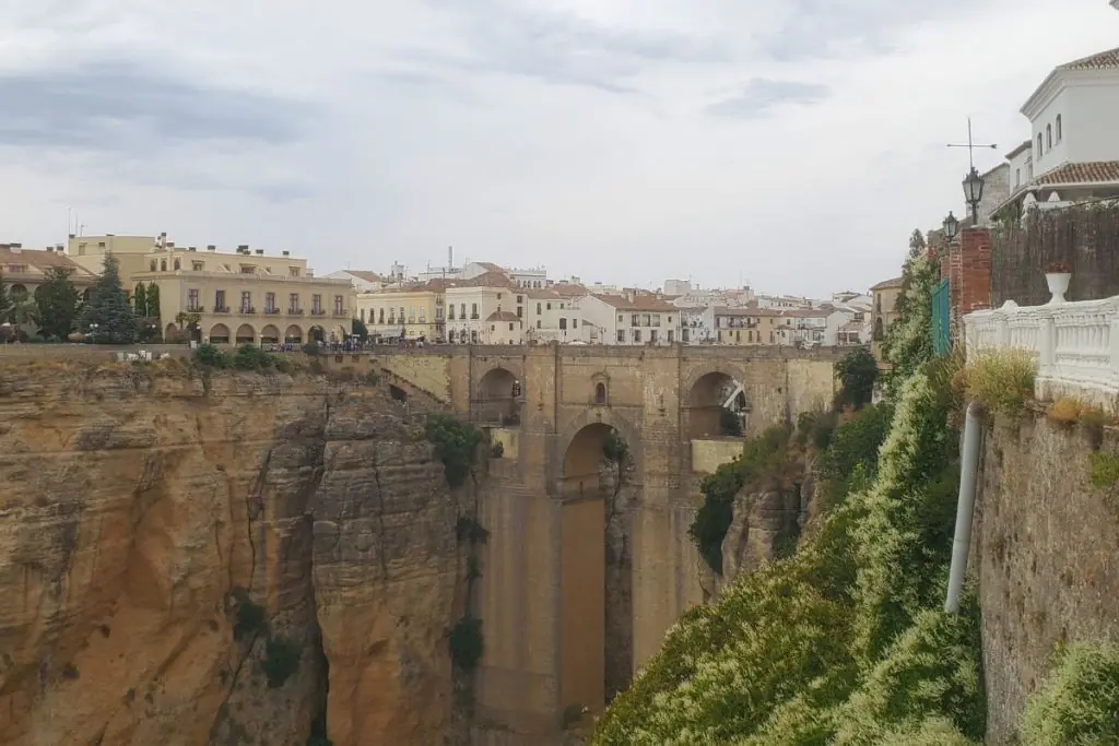 view over ronda bridge