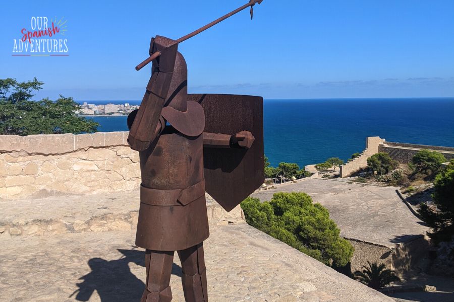 view from santa barbara castle alicante