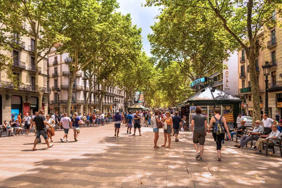 Spanish city breaks - Barcelona Ramblas