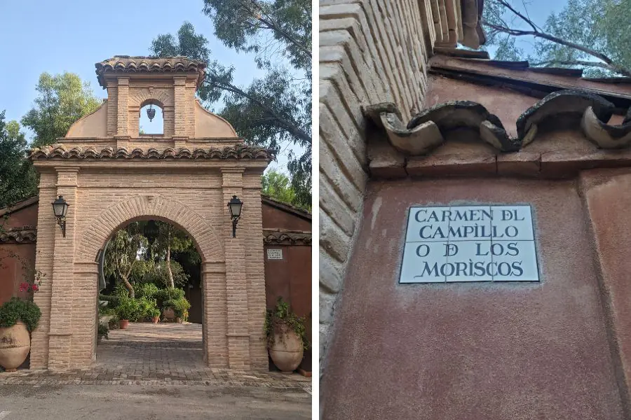 Entrance Carmen del Campillo, Casa Morisca Crevillente