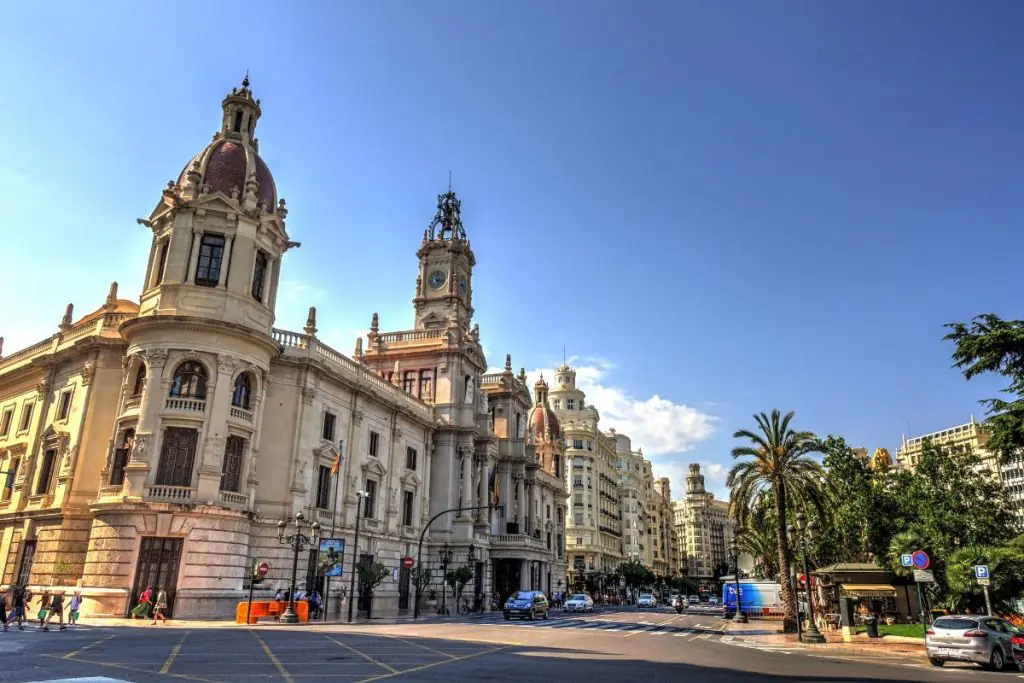 A Valencia city view, a popular choice for digital nomad families in Spain