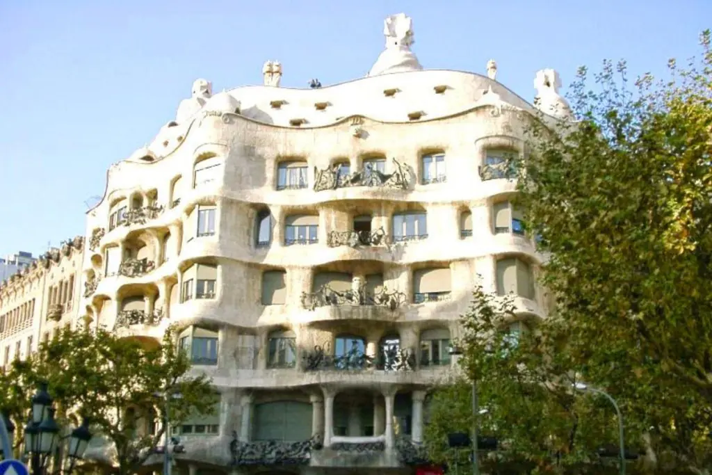 Gaudi house in Barcelona