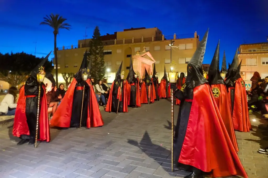 Semana Santa parade at Easter in Spain