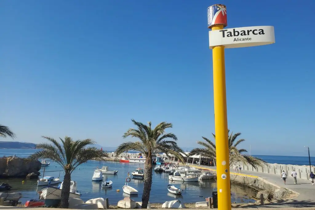 A view of Tabarca Island