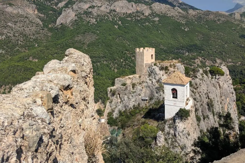 castell de guadalest and bell tower