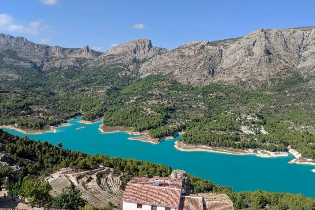 guadalest reservoir embalmse de guadalest