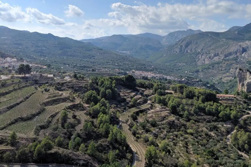 guadalest valley view