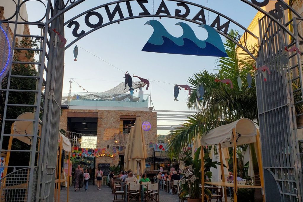 Denia evening food market