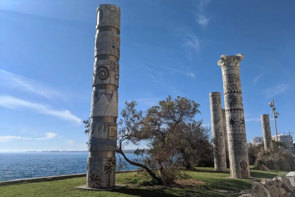 Torrevieja columns winter