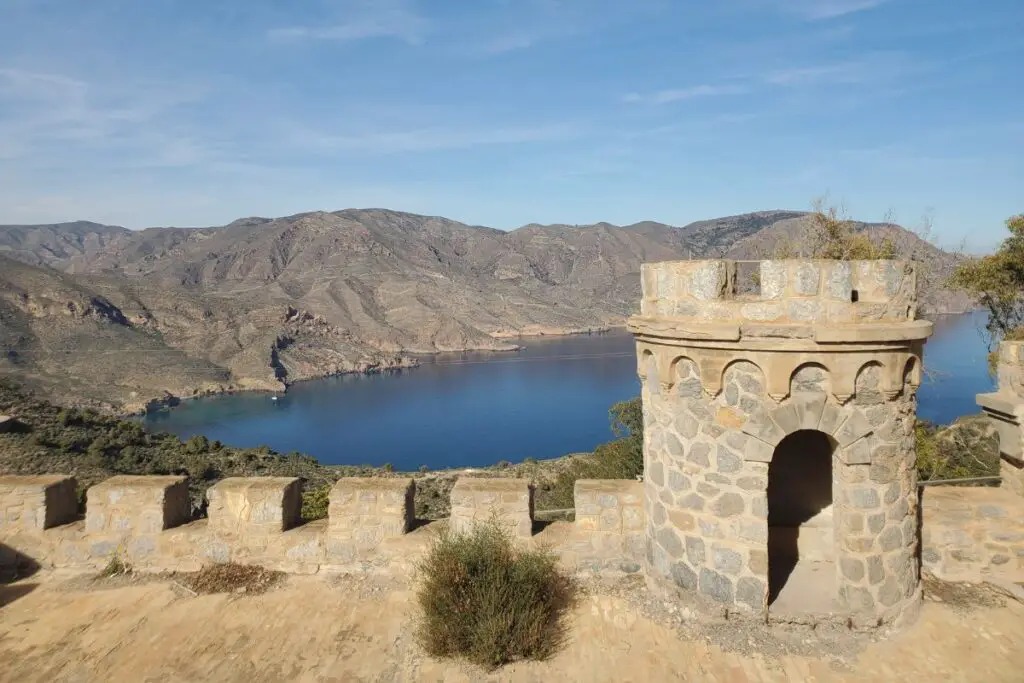 Cabo Tiñoso turret and sea view