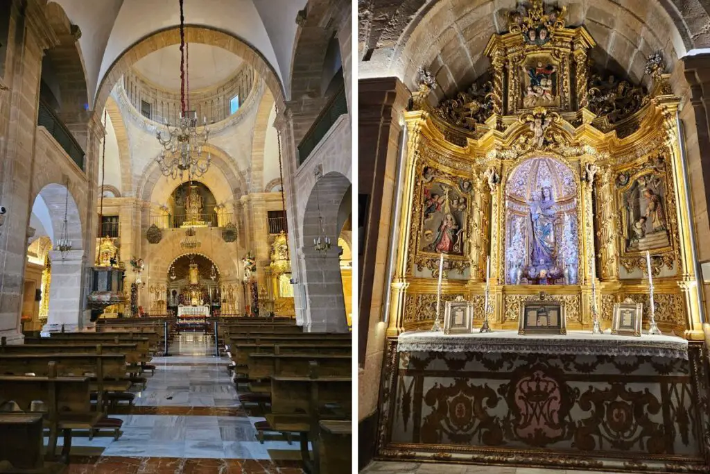Inside the Basilica-Sanctuary of the Vera Cruz