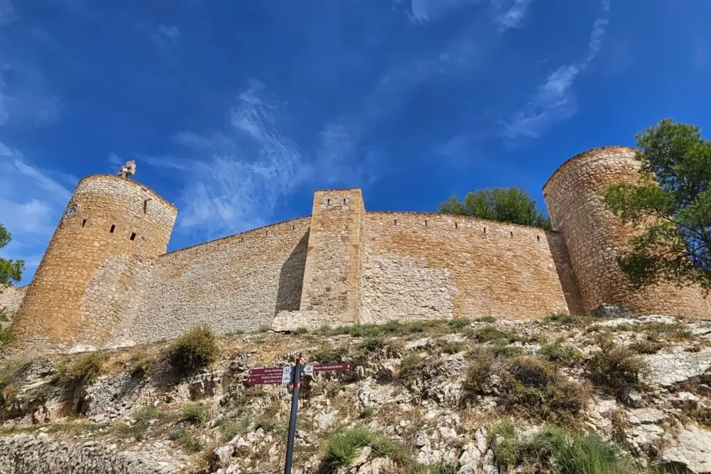 The castle in Caravaca de la Cruz The castle in Caravaca de la Cruz